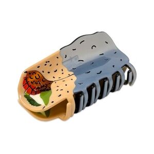 JENNY LEMONS Large Mission Burrito Hair Claw Clip (NWT, $24 Retail)